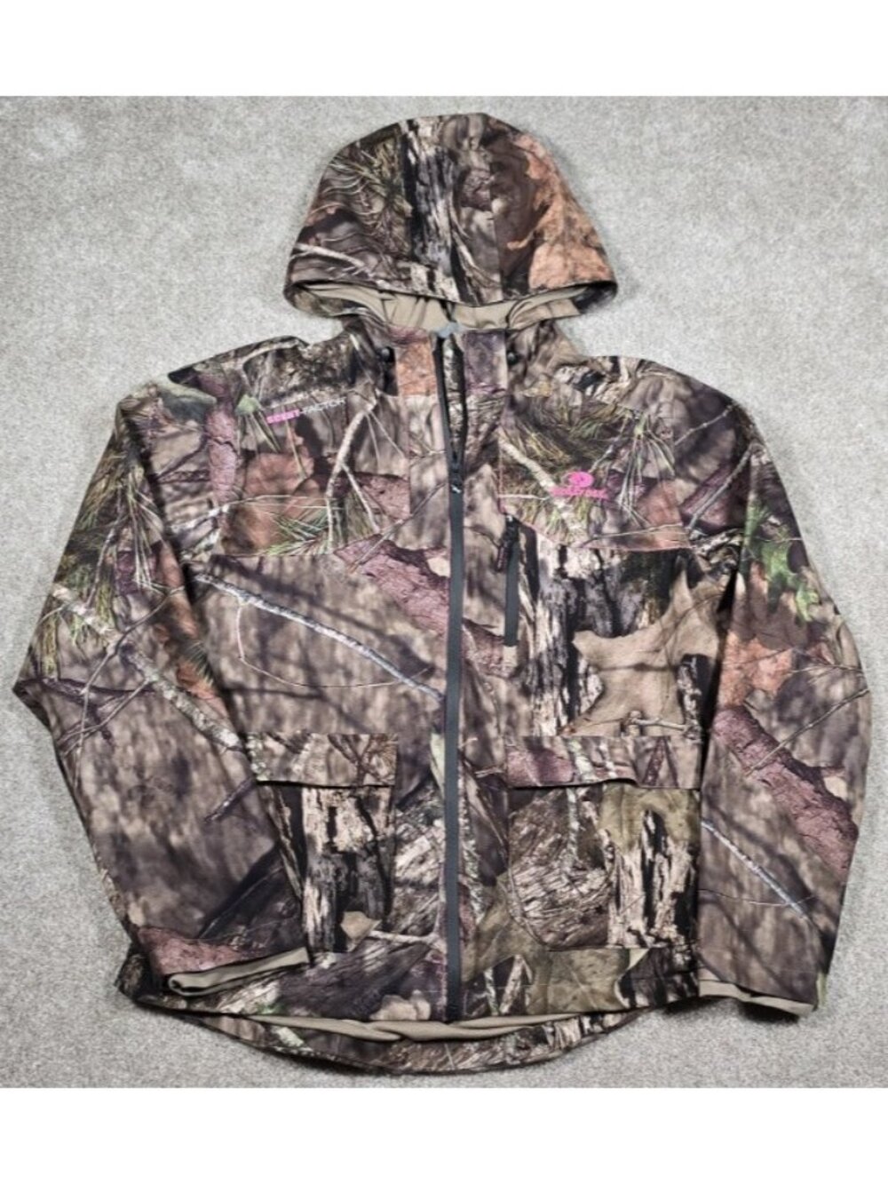 Mossy Oak Scent-Factor Break-Up Country Camouflage Hunting Jacket Coat Women's M